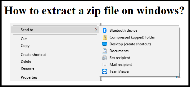 How To Extract A Zip File On Windows Pe File